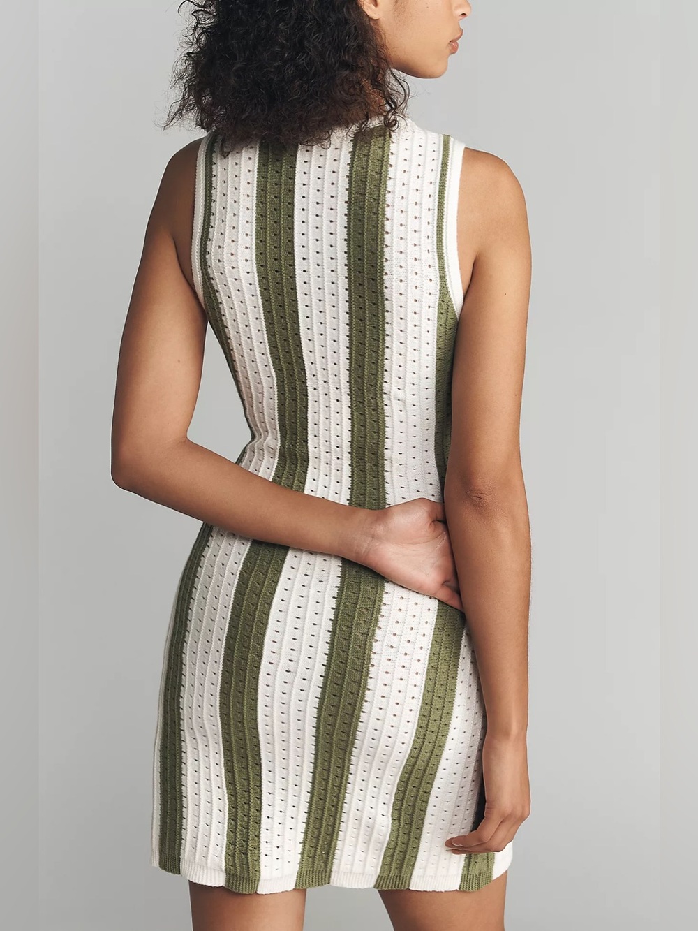 Daily Practice Striped Knit Mini Dress - Picture 2 of 6
